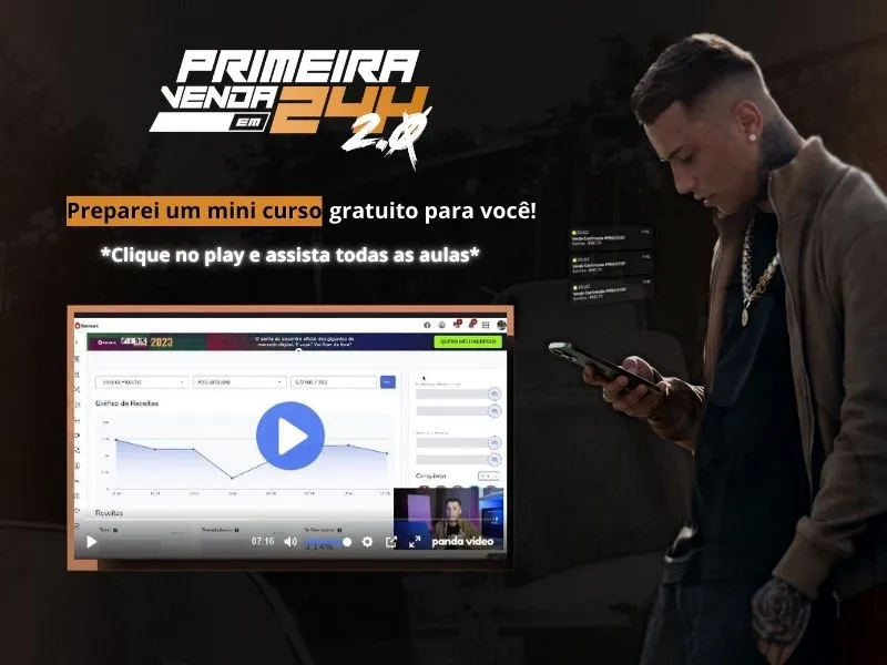 Curso Primeira Venda em 24 Horas 3.0 do Caio Martins da Cackto